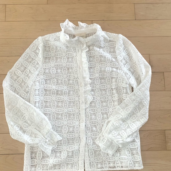 Sezane Chlo shirt new with tag size 36/4 - Picture 14 of 16